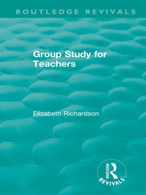 cover image of Group Study for Teachers
